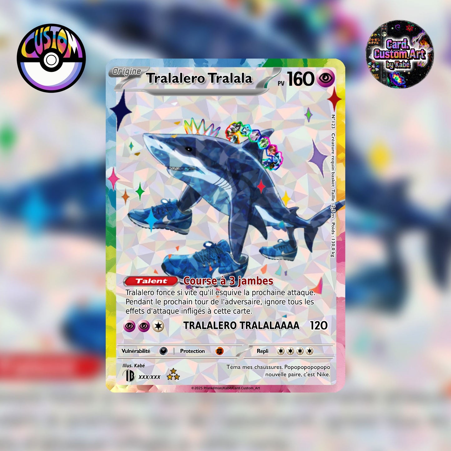 Carte Pokémon "tralalero tralala"