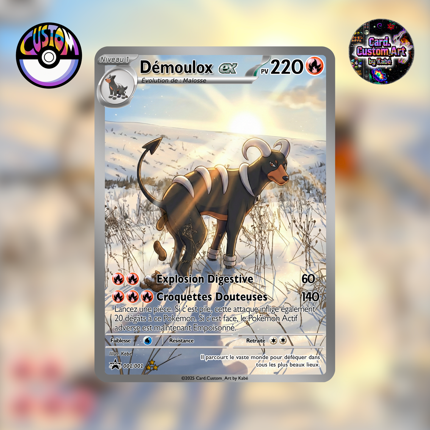 Carte Pokémon "Démoulox"