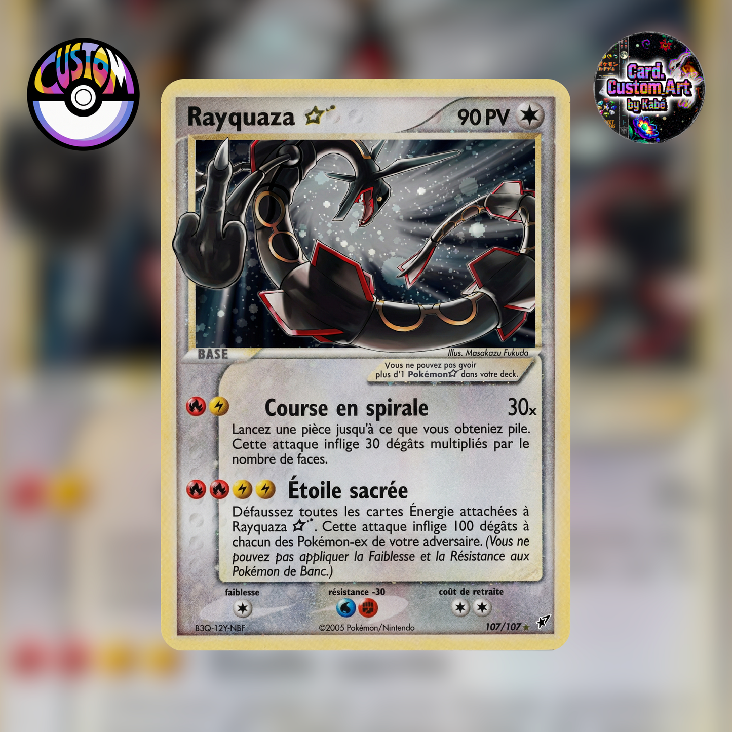 Carte Pokémon "RayquazaFxCK 🌟"