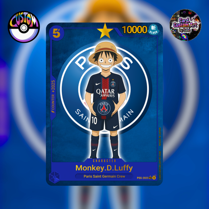 Carte One Piece personnalisée