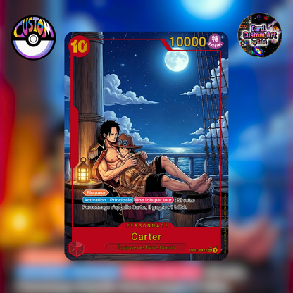 Carte One Piece personnalisée