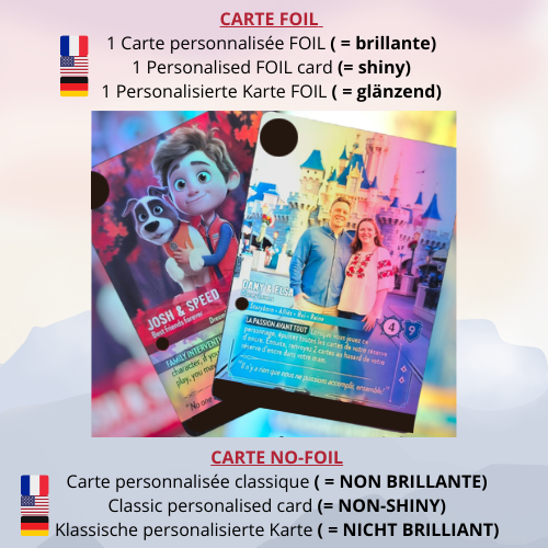 Carte Lorcana personnalisée