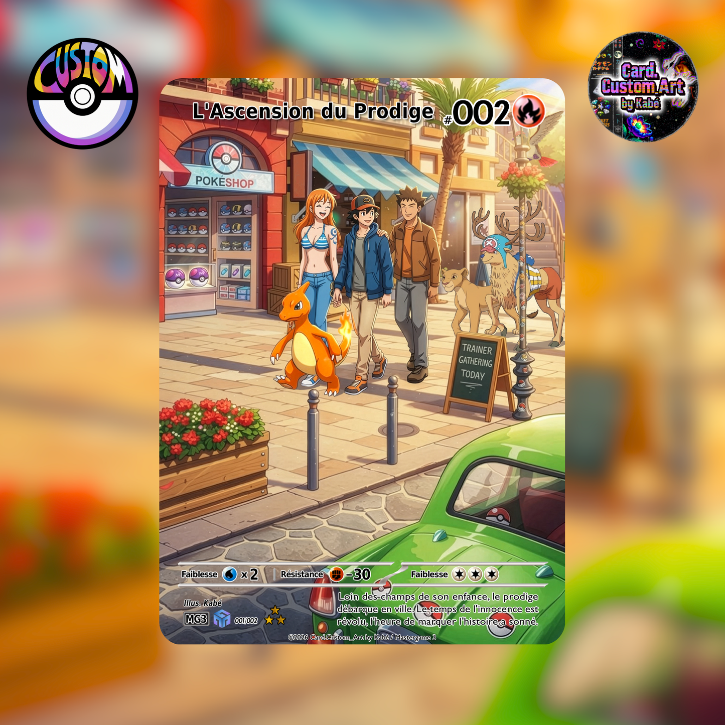Carte Pokémon personnalisée