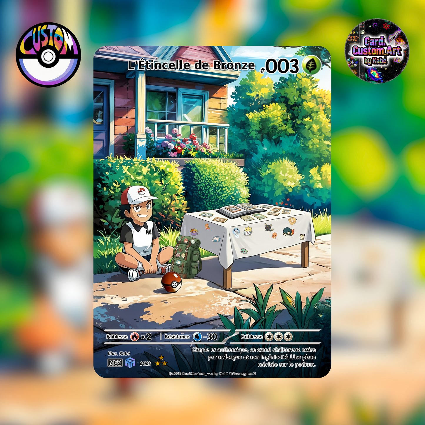 Carte Pokémon personnalisée