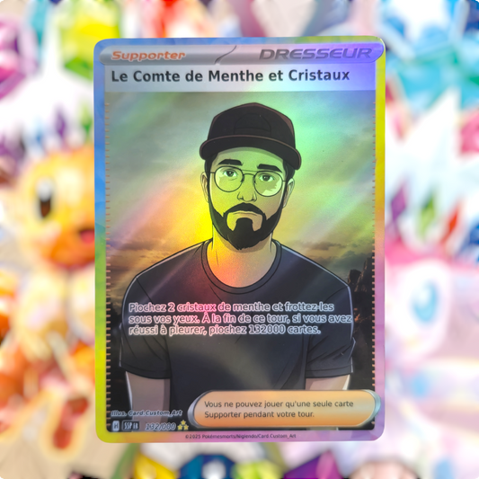 Carte Pokémon "Le Comte de Menthe et Cristaux"