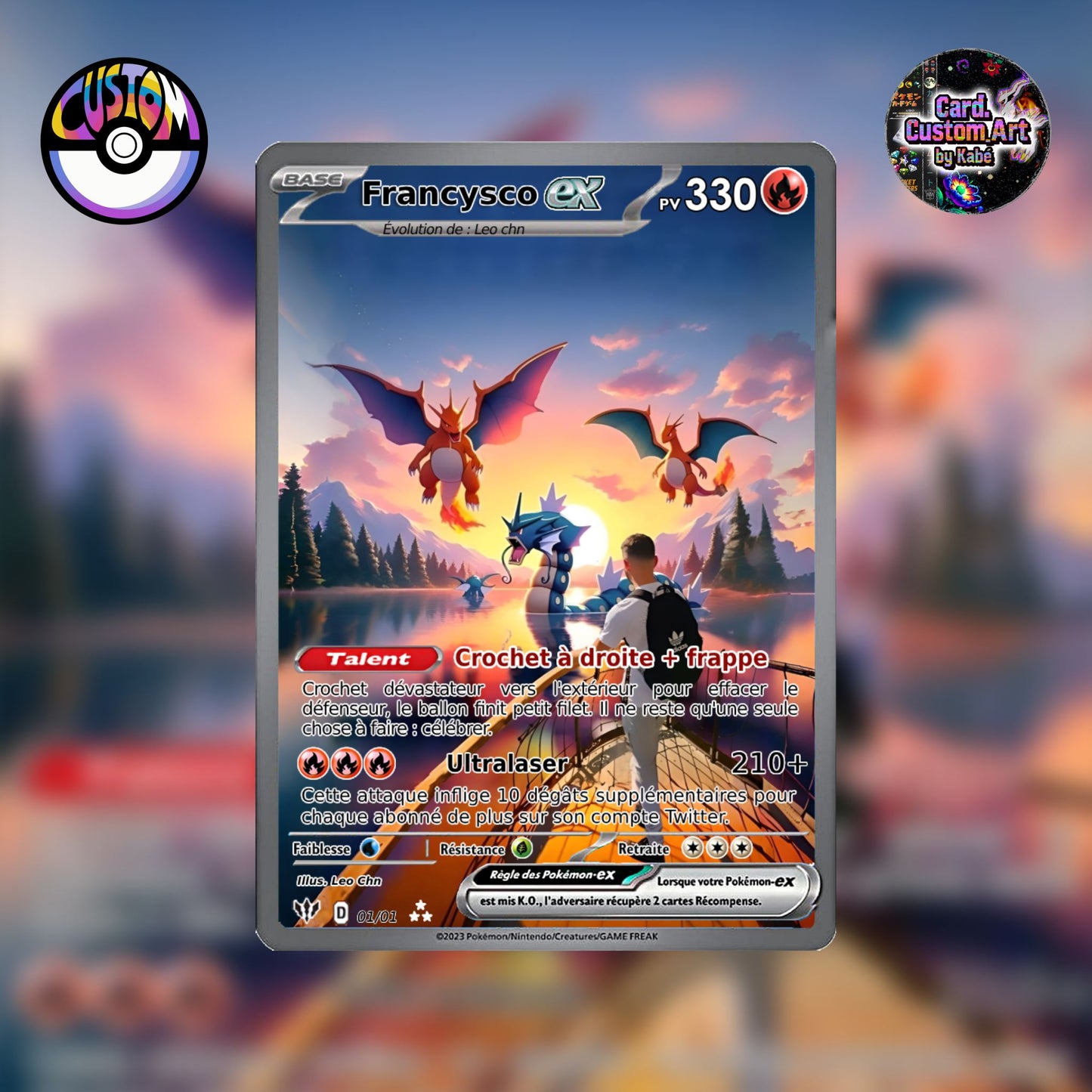 Carte Pokémon personnalisée