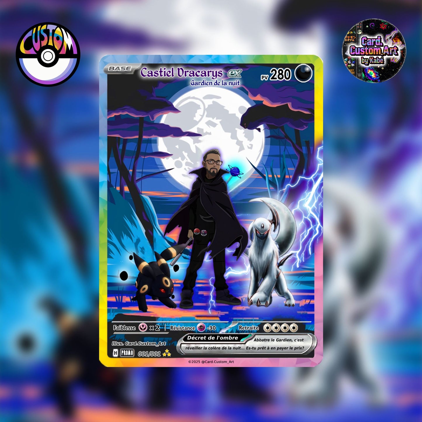 Carte Pokémon personnalisée