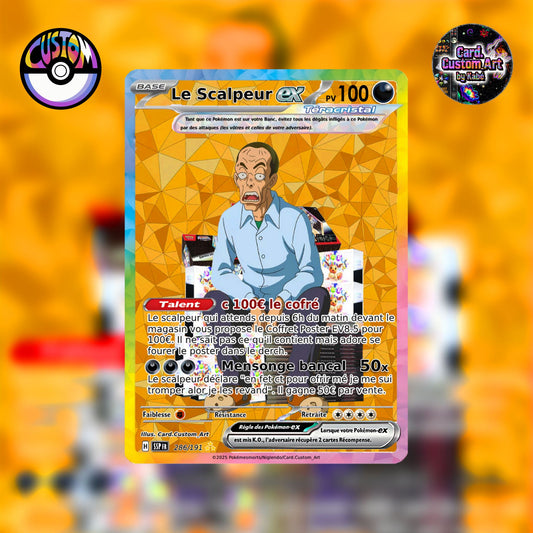 Carte Pokémon "Le scalpeur"