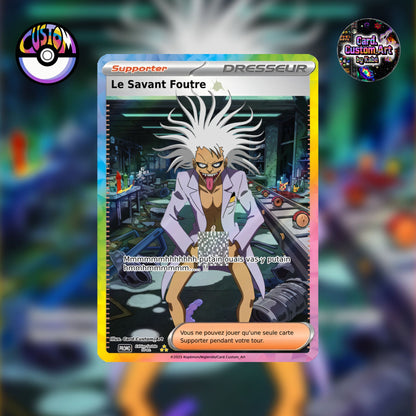 Carte Pokémon "Le Savant Foutre"
