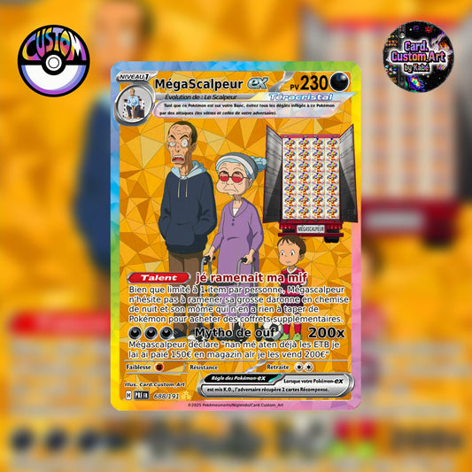 Carte Pokémon "MégaScalpeur"