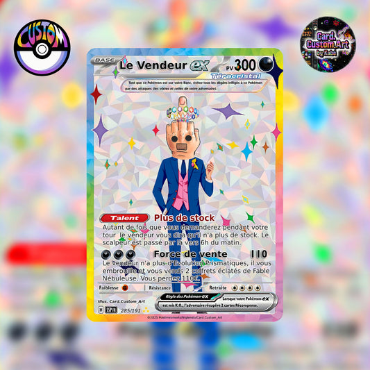 Carte Pokémon "Le vendeur"