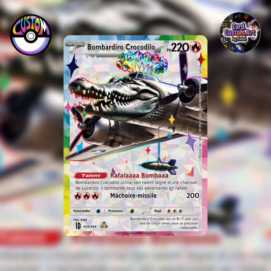 Carte Pokémon "Bombardiro Crocodilo"