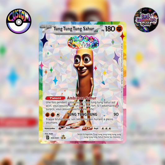 Carte Pokémon "Tung Tung Tung Sahur"