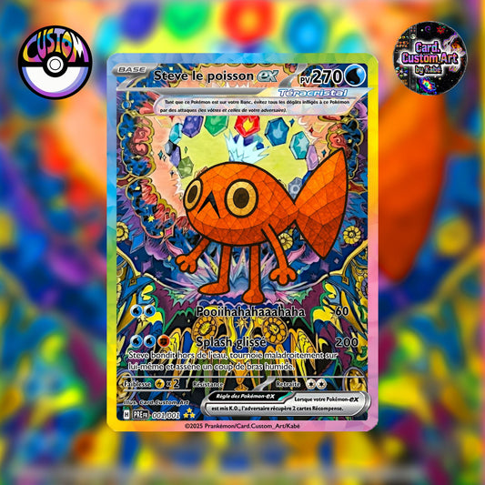 Carte Pokémon "Steve le Poisson"