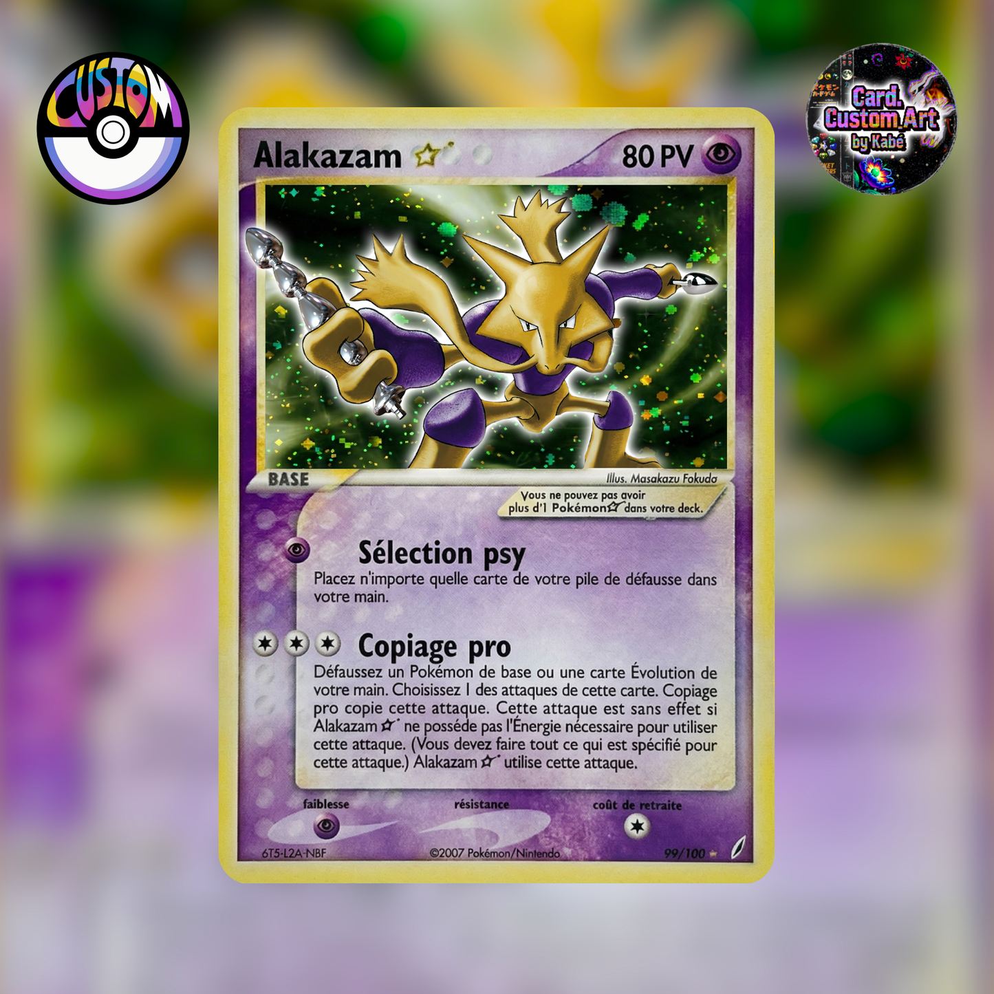 Carte Pokémon "AlakaPlug 🌟"