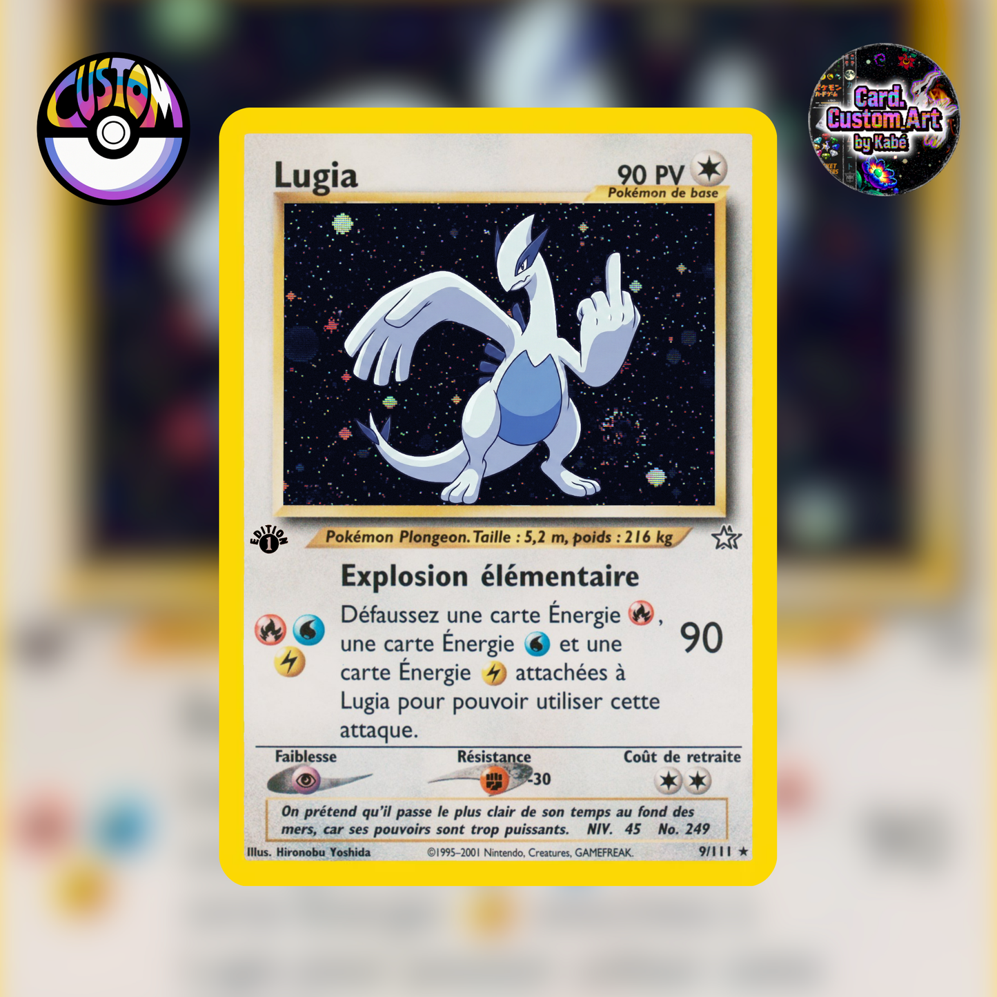 Carte Pokémon "Lugia Fxck"