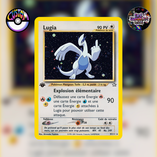 Carte Pokémon "Lugia Fxck"