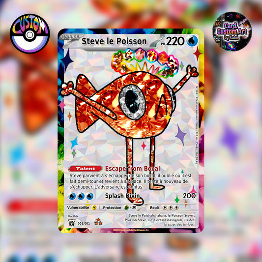 Carte Pokémon "Steve le Poisson" Silver Diamond