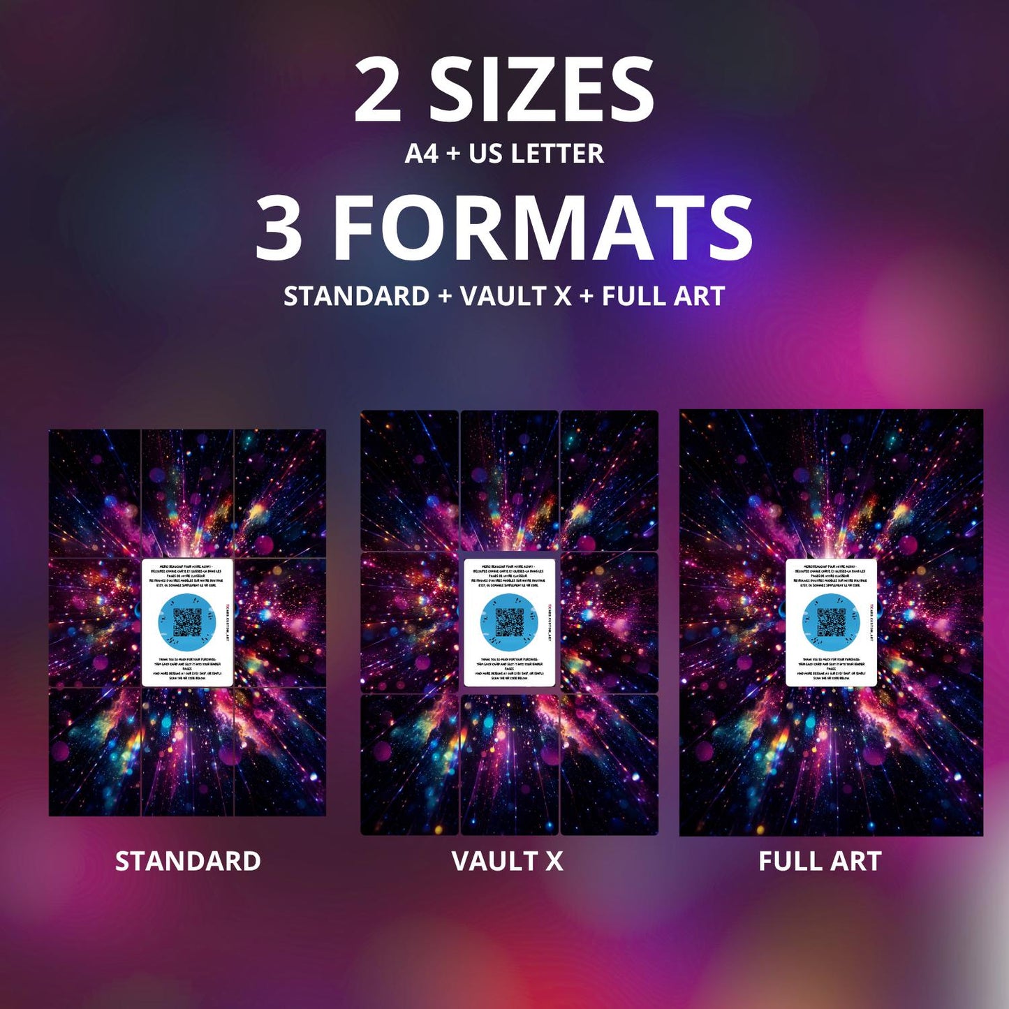 Mega-Floette ex 117 Chaos Ascendant / Illustration immersive pour binder JCC / Mega Floette ex 117 Chaos Rising / Immersive T