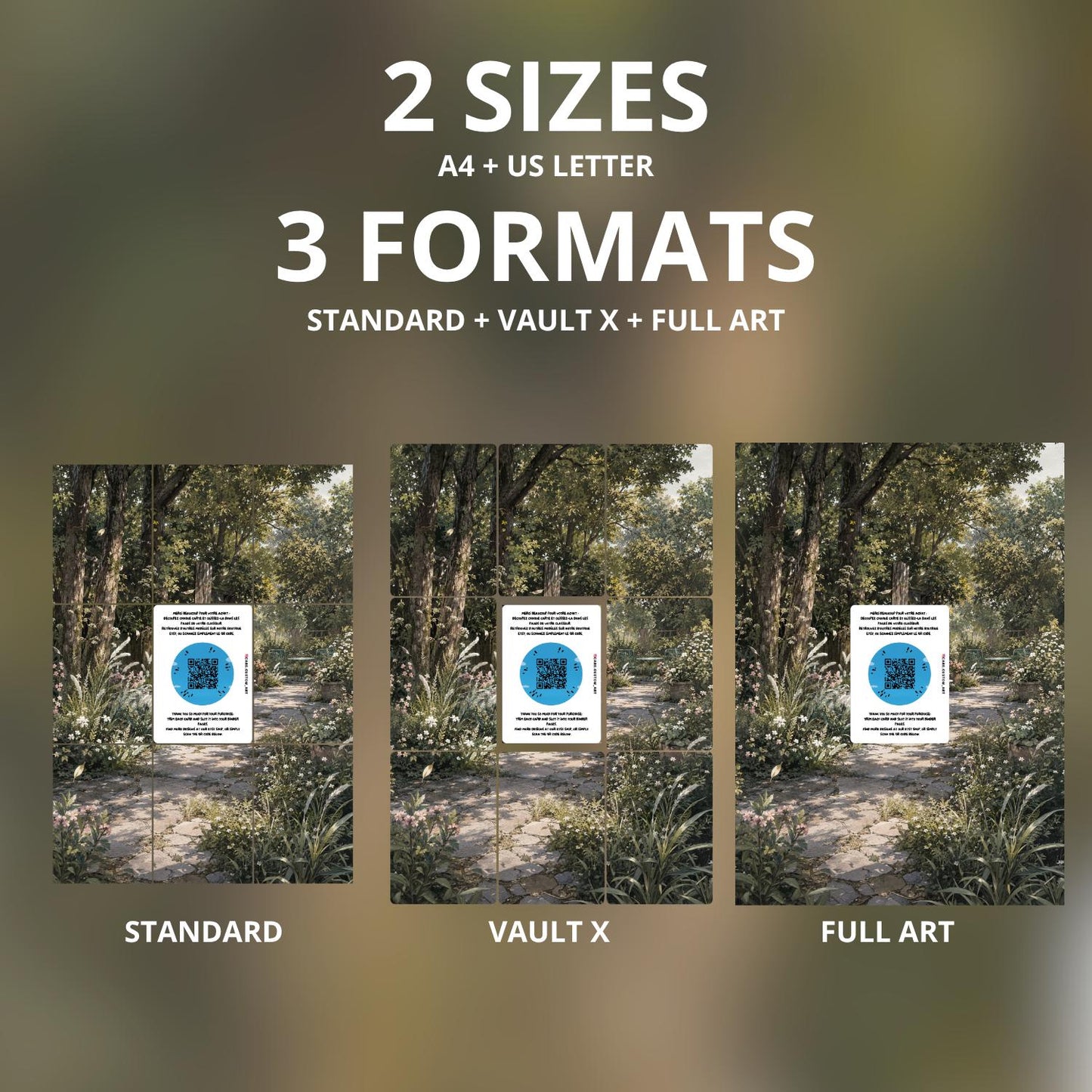 Pérégrain 089 Équilibre Parfait / Illustration immersive pour binder JCC / Spewpa 089 Perfect Order / Immersive printable TCG