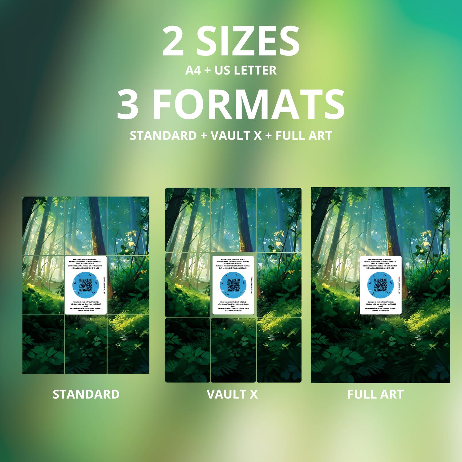 Pikachu 276 Héros Transcendants / Illustration immersive pour binder JCC / Pikachu 276 Ascended Heroes / Immersive printable 