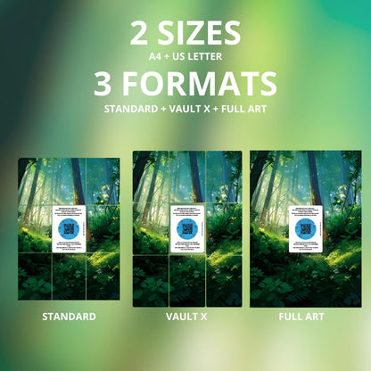 Pikachu 276 Héros Transcendants / Illustration immersive pour binder JCC / Pikachu 276 Ascended Heroes / Immersive printable 