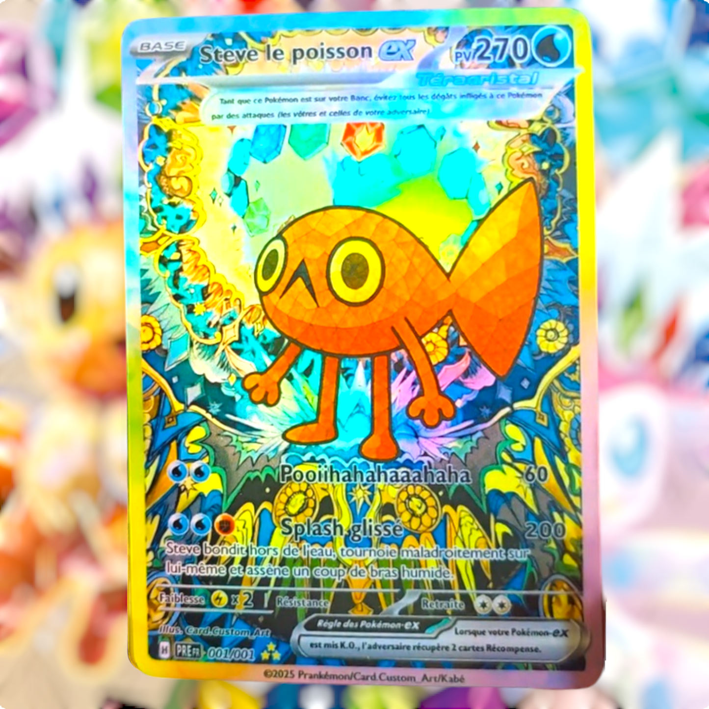 Carte Pokémon "Steve le Poisson"
